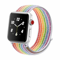 Ремешок Nylon loop для Apple Watch 42/44/45mm Rainbow 3